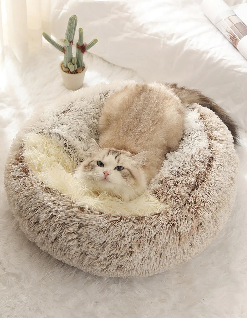 Autumn & Winter Soft Plush Pet Bed/Nest