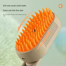 3-in-1 Steam Pet Grooming Brush | Electric Spray Massage Comb for Cats & Dogs