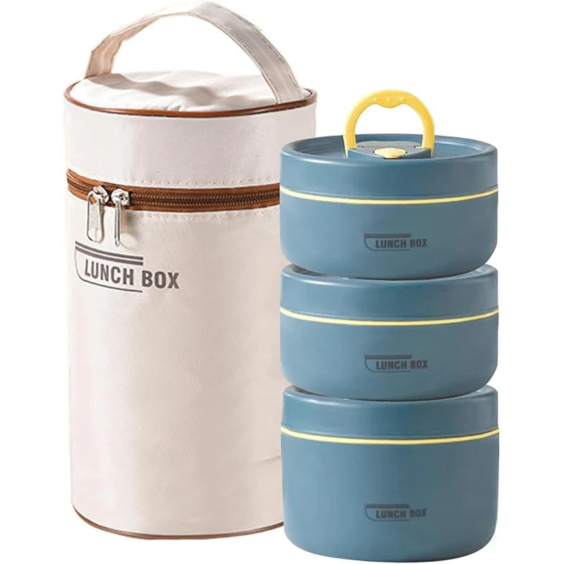 3-Layer Insulated Lunch Box for Kids & Adults