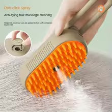 3-in-1 Steam Pet Grooming Brush | Electric Spray Massage Comb for Cats & Dogs