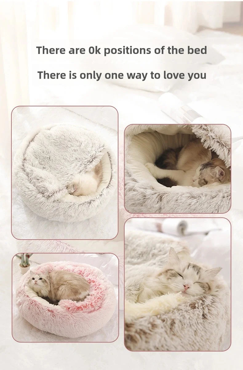 Autumn & Winter Soft Plush Pet Bed/Nest